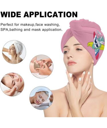 Buy Surfboard Skull Pineapple Microfiber Hair Towel Wrap - Super Absorbent Hair Turban for Women | 10"x26" | International Shipping Available - Buy Online on GoSupps.com