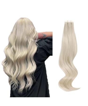 Depending on amazing beauty hair real hair extensions tape in hair extensions ice blonde tape in blonde smooth hair glue invisible #1000 white blond hair tape in extensions made of real hair 35 cm 20 pieces 50g 35 cm #1000 - Buy Online on GoSupps.com