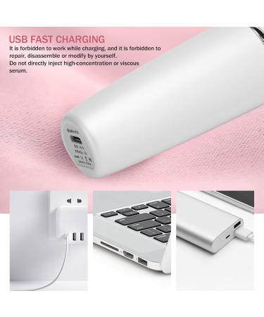 USB Charging Handheld Facial Mist Sprayer Portable Skin Moisturizing Spray for Home & Office (White) | International Shipping Available - Buy Online on GoSupps.com