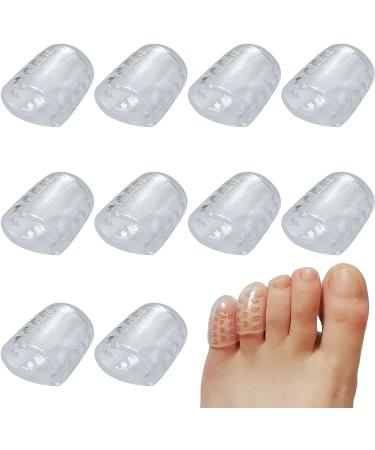 10PCS Small Silicone Toe Caps - Toe Protector for Corns, Blisters, Pain Relief - Buy Online on GoSupps.com