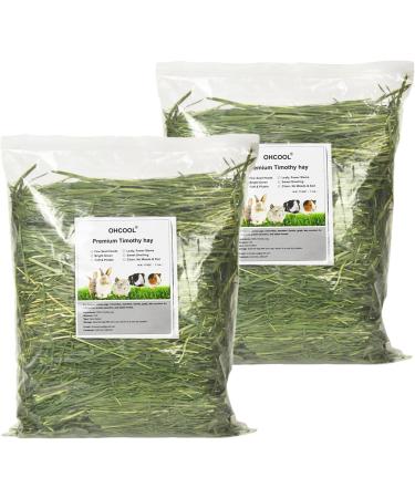 OHCOOL Timothy Hay 1000g - Premium Hay for Rabbits Tortoise Guinea Pig Chinchilla - Dust Free Natural Fresh Hay (500g 2 Packs) Timothy Hay 1000g 1 kg (Pack of 1) - Buy Online on GoSupps.com
