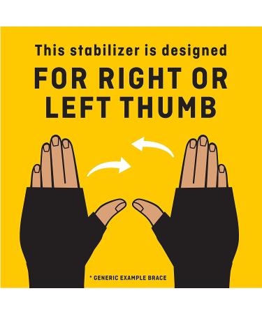 Futuro Deluxe Thumb Stabilizer Small/Medium Black - 70005121614 - Buy Online on GoSupps.com