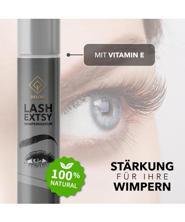  Enolenia LashExtsy Serum for naturally longer fuller eyelashes - Intensive eyelash care and growth - Complete eyelash serum - Vegan and cruelty-free - 7 ml - Buy Online on GoSupps.com