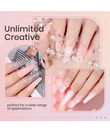 Buy Solid Builder Gel for 3D Nail Art - Non-Sticky Sculpting Gel Clear White & Nude - Perfect for Nail Extensions & Carving - International Shipping Available - Buy Online on GoSupps.com