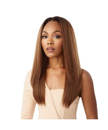Outre Quick Weave Self Styled in 60 Seconds Neesha Soft & Natural New Half Wig Cap Laysflat Requires Less Leave Out NEESHA H302 (1B)