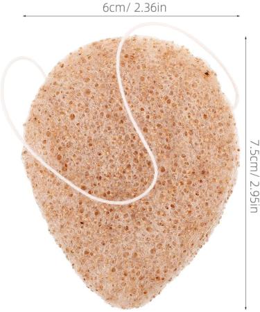 Baluue Natural Facial Sponge Round Cleansing Sponge Cosmetic Removal Sponge Portable Sponge for Facial Cleansing Exfoliating Makeup Removal - Buy Online on GoSupps.com