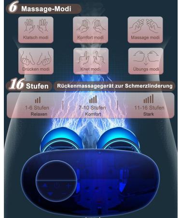 Electrapy EMS Massage Device - 6 Modes 16 Levels & Heating - Portable Back & Belly Massager for Home Office & Car - Perfect Gift for Men & Women (Pink) - Buy Online on GoSupps.com