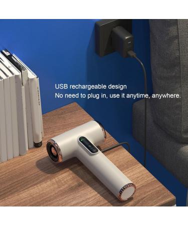 Hair Dryer Cordless Blow Dryer with Digital Screen USB Rechargeable Portable Jet Fan with Nozzle Wind Speed Adjustment Fast Drying for Women Home/Travel Hair Care Dryer - Buy Online on GoSupps.com