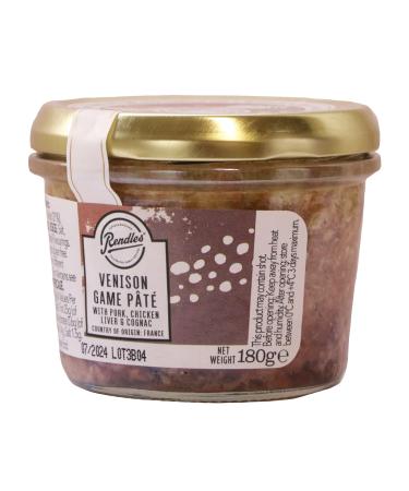 Rendles - Venison Game Pate with Cognac 180g Venison Game with Cognac