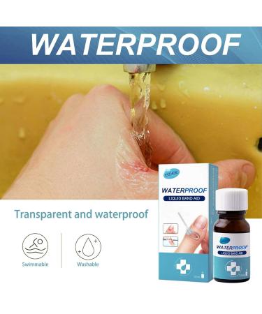 Finger Pavement Skin Tear Repair - Cracked Hands Liquid Plaster | Elastic Waterproof Transparent Barrier (Unit Size A) - Buy Online on GoSupps.com