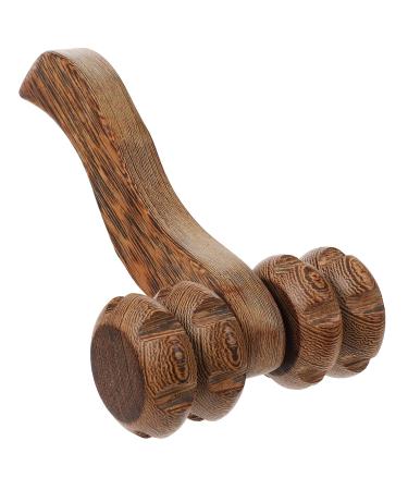 Fomiyes massage device foot massage roller anti -massage roller hand massage wooden stem roll tool manual massage tab made of wood manage massage hammer wenge