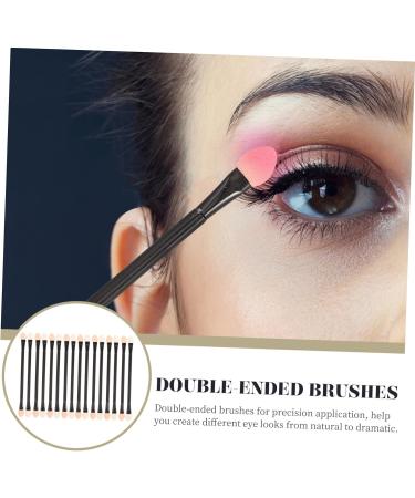 FOYTOKI 30pcs Disposable Eye Shadow Stick Dual Ended Makeup Brush Eyeshadow Application Make up Kit Plastic - Buy Online on GoSupps.com