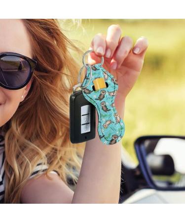 Hinthetall Sea Otter Lipstick Holder Keychain for Women and Girls - Cute and Practical Chapstick Holder for Lip Balm and Lip Gloss Tube - Buy Online on GoSupps.com