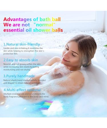 Handmade Bath Bombs Gift Set - Natural Ingredients for Women & Kids - Halloween & Christmas Gift Idea (4 Pack) - Buy Online on GoSupps.com