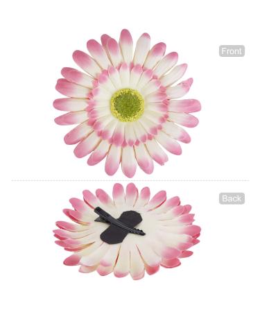 18 Pack Silk Gerbera Daisy Sunflower Hair Clips - Tropical Wedding Party Accessories - Buy Online on GoSupps.com