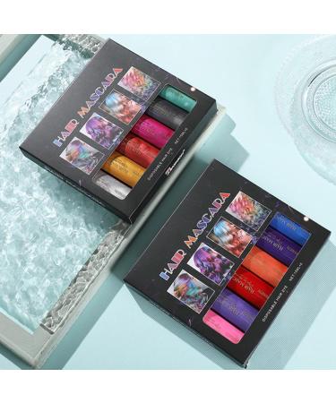 RoseFlower 6 Colours Hair Chalk Combs - Washable Temporary Hair Dye for Kids, Boys, Girls, Women - Pink, Purple, Blue, Orange - Carnival, Birthday, Cosplay, Halloween, Xmas - Buy Online on GoSupps.com