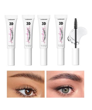 Eyebrow Soap Kit  4 Pcs Eyebrow Setting Gel Kit  3D Brows Gel Long Lasting Waterproof Smudge Proof Eyebrow Soap Kit  for Brows Styling