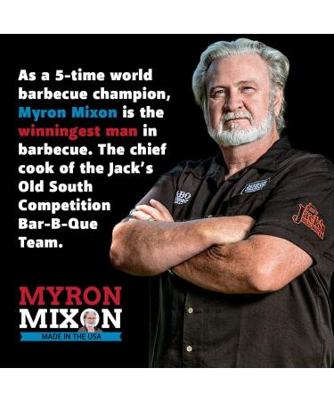 Myron Mixon BBQ Sauce | Hickory | Champion Pitmaster Recipe | Gluten-Free BBQ Sauces MSG-Free USA Made | 18 Oz Bottle - Buy Online on GoSupps.com