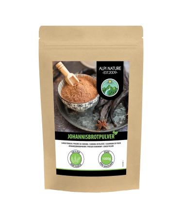 Buy 1kg Carob Powder | Natural Johannisbrot Flour - Gently Dried & Ground for Baking - Buy Online on GoSupps.com