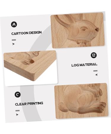 DECHOUS 3 Pcs Biscuit Mold Mousse Cookie Making Tool Wooden Muffin Cups Creative Cookie Mold Birthday Gift Kids Crackers Doughnut Cutters Donut Log Stamp Chinese Style - Buy Online on GoSupps.com