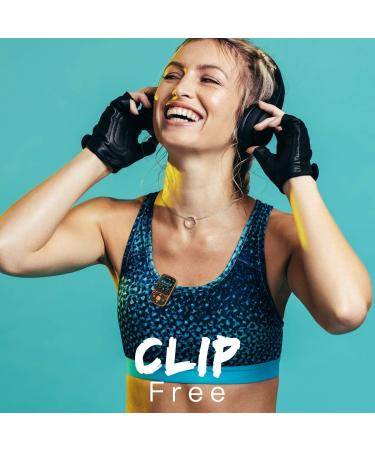 AGPTEK MP3 Player with Clip - Orange - Buy Online on GoSupps.com