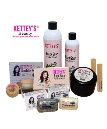 KETTEY S Hotel/Travel Size Raw Shea Butter Soap | Nourishing & Moisturizing | International Shipping Available - Buy Online on GoSupps.com