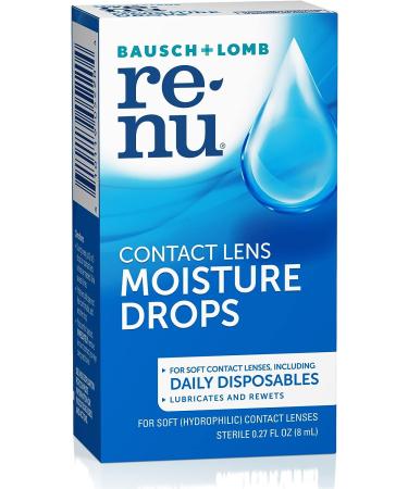 Bausch & Lomb Renu Contact Lens Rewetting Drops 8 mL - Packaging May Vary - Buy Online on GoSupps.com