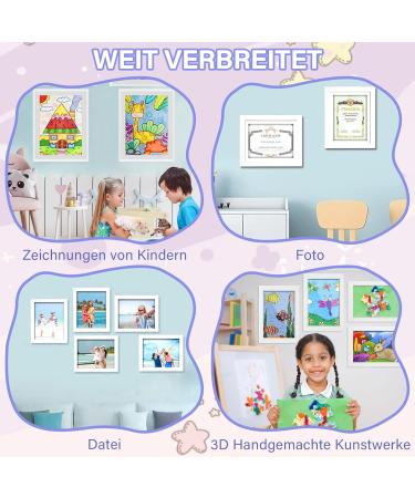 Dydhrer 2-Piece Front Opening Picture Frame for Children's Drawings - A4 Fillable Frames for Kids' Art | International Shipping - Buy Online on GoSupps.com