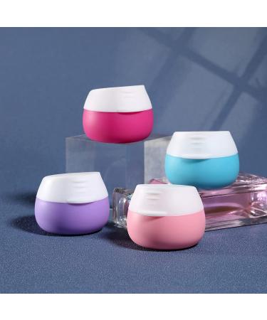 Gemice Silicone Cream Jars - TSA Approved Travel Containers for Toiletries - Leak-proof & Travel Size - Cosmetic Makeup & Hand Cream - 4 Pack (Pink) - Buy Online on GoSupps.com