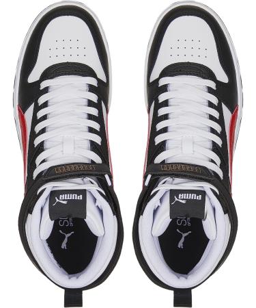 PUMA Men's Rbd Game Sneaker 9 - White/Red/Black/Gold - Buy Online on GoSupps.com