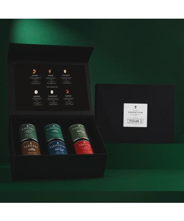 P-Stash Black Box Pure Sensation | Gourmet Nut Mix | Hand-Roasted Cashews Pistachios & Almonds | Perfect Gift Package for Nut Lovers - Buy Online on GoSupps.com