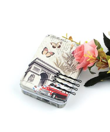 200 Pcs Mini Black Bobby Pins with Cute Case - 1.38 Small Hair Pins for Buns - Premium Hair Accessories for Kids, Girls, and Women - Suitable for All Hair Types - Buy Online on GoSupps.com