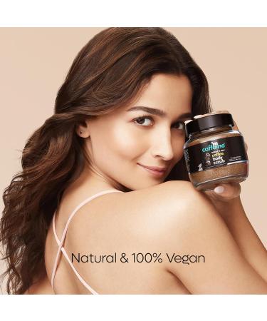 Exfoliating Coffee Body Scrub Powder Jar for Tan Removal&Soft-Smooth Skin|De-Tan Bathing Scrub With Coconut Oil Removes Dirt&Dead Skin From Neck Knees Elbows&Arms| All Skin Types-100Gm - Buy Online on GoSupps.com
