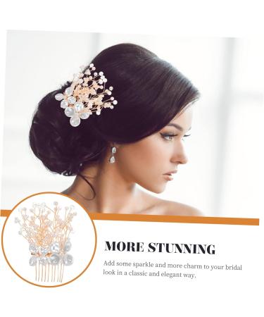 Healeved Silver Hair Comb Pearl Hair Accessories Wedding Hair Accessories for Women Hair Accessory for Women Bride Hair Side Comb Wedding Hair Comb Wedding Hair Side Comb Hair Pin Metals - Buy Online on GoSupps.com