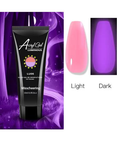 Nail extension gel luminous nail gel nail luminous extension liquid 15ml painless paper-free crystal phototherapy glue nail extension glue - Buy Online on GoSupps.com