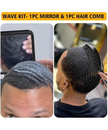 Wave Pomade for Men - Strong Hold Hair Cream for 360 Waves | Easy Wash Moisture & Control | Includes Brush & Silky Durag - Buy Online on GoSupps.com