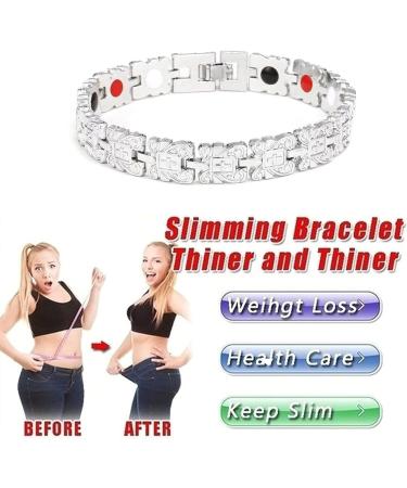 Moxeupon Lymph Magnet Wristband - Lymphatic Drainage Bracelet for Weight Loss | Silver Healthcare Gift for Women & Men - Buy Online on GoSupps.com