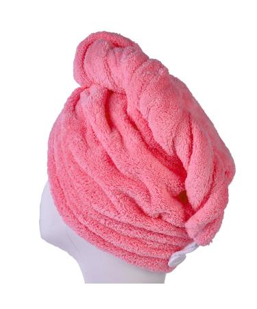 YYXR Microfiber Towel 2 Pack - Quick Drying Highly Absorbent Hair Towel in Rose-Purple | Reduce Hair Drying Time - Buy Internationally - Buy Online on GoSupps.com