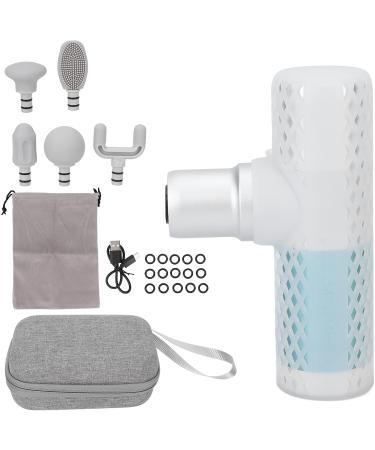 Portable Deep Tissue Massage Gun - Adjustable Speed Pain Relief - Upgrade Percussion Muscle Massager (Transparent Green) - Buy Online on GoSupps.com