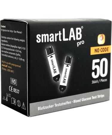 SmartLab Blood Sugar Test Strips - 100 Count for SmartLab Devices | Accurate Blood Glucose Monitoring - Buy Online on GoSupps.com