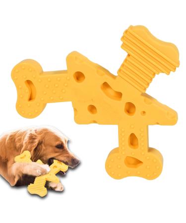 Cheese Chew Bone for Dog - Durable Nylon - Teeth Cleaning Texture