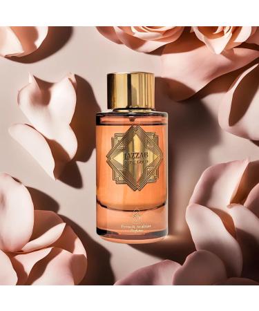 Jazzab Rose Gold Arab Perfume 100ml Rose Woody Amber Oud Perfume For Her Eau De Parfum 100ml Fresh Scent Spray for Women - Buy Online on GoSupps.com
