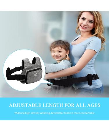Children's Motorcycle Safety Belt | Adjustable Harness with Reflective Strips for Kids & Babies - Grey - Buy Online on GoSupps.com
