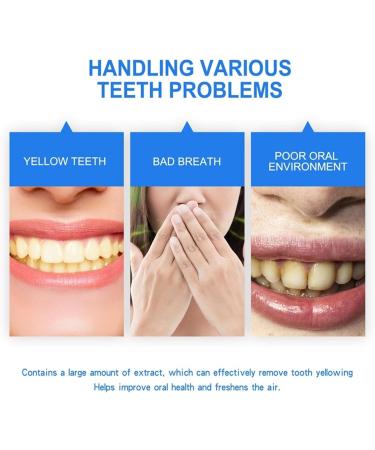 Bright Whitening Teeth Mousse | Herbal Oral Repair & Mouthwash Foam | Refreshing Deep Cleaning Breath Care (1PC) - Buy Online on GoSupps.com