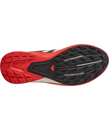 Salomon Men's Hypulse Trail Running Shoes 9.5 - Magnet/Poppy Red/Black | Lightweight & Durable - Buy Online on GoSupps.com