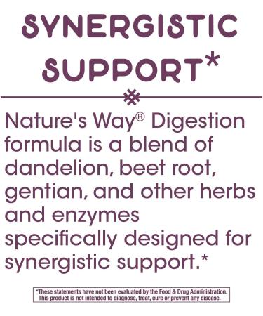 Nature's Way Digestion with Enzymes - 100 Capsules for Optimal Digestive Health - Buy Online on GoSupps.com