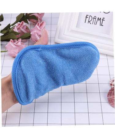 4pcs Healeved Baby Mitts & Infant Sponge Set - Blue Bath Towel & Shower Glove - Buy Online on GoSupps.com