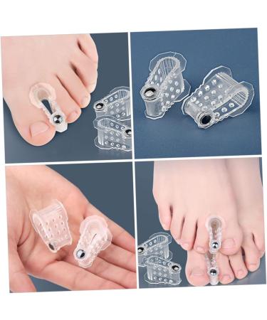 4 Pairs Magnetic Splitter Hammer Straightener Pedicure Tools for Women - Bunion Pads & Transparent Splints - Buy Online on GoSupps.com