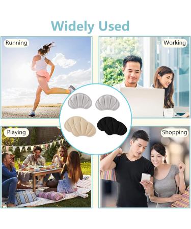 Self-Adhesive Heel Grips & Cushion Inserts - 3 Pairs | Anti-Slip Pads for Loose Shoes | Men & Women Sneakers, High Heels, Leather Shoes - Buy Online on GoSupps.com