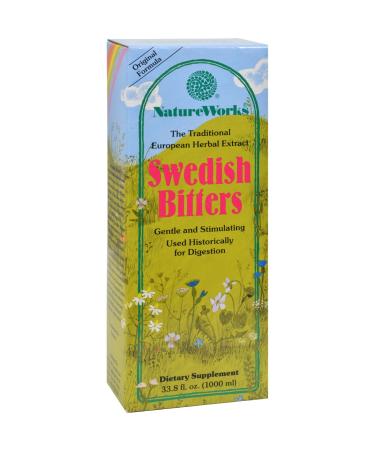 Natureworks Swedish Bitters Liq Extrt 33.8 Fz6